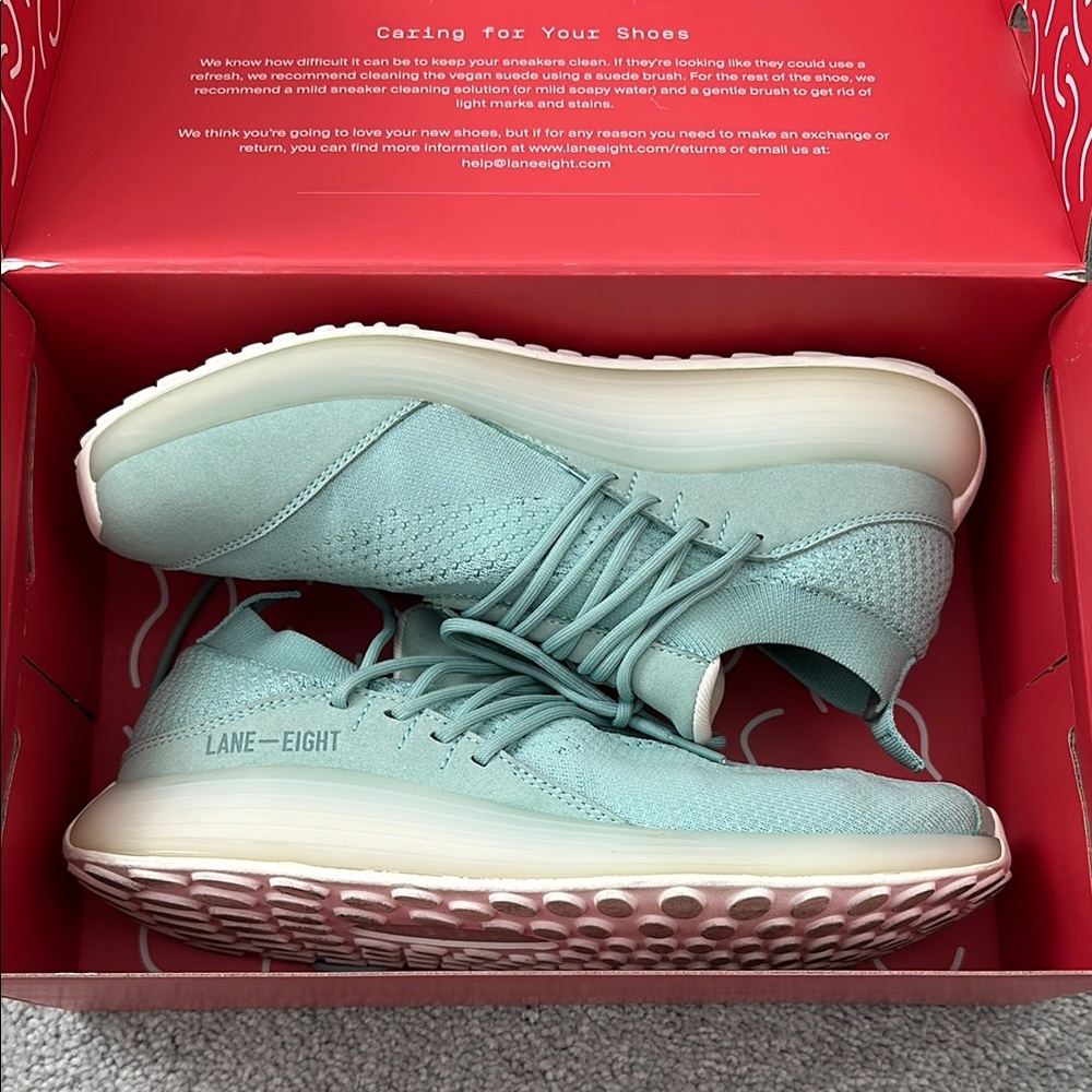 🩵 Lane Eight Blue Trainers